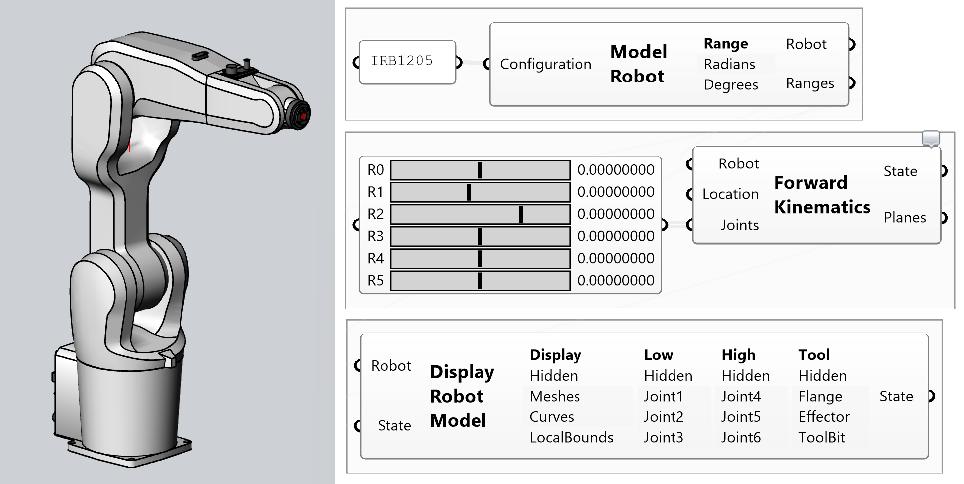  Display Robot Model Figure